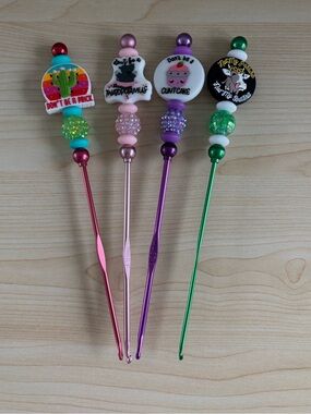 Sarcastic Funny Crochet Hooks set of 4